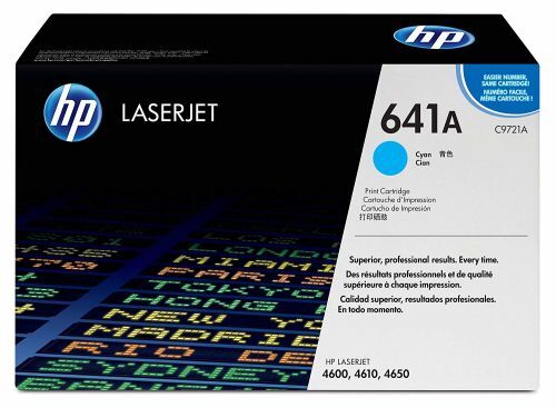 HP C9721A (641A) Cyan Original Toner - LaserJet 4600 - 2