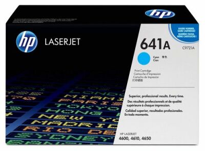 HP C9721A (641A) Cyan Original Toner - LaserJet 4600 - 4