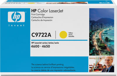 HP C9722A (641A) Yellow Original Toner - LaserJet 4600 (B) 