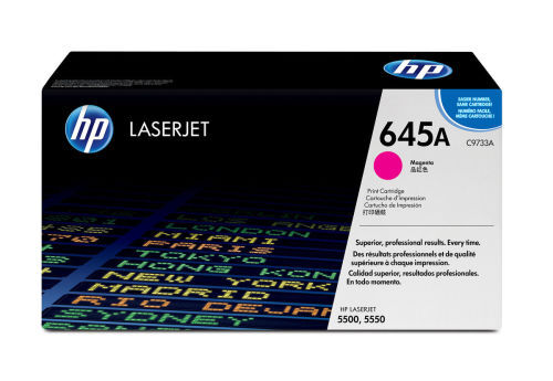 HP C9733A (645A) Magenta Original Toner - Laserjet 5500 / 5550dn - 2