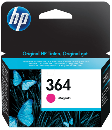 HP CB319EE (364) Magenta Original Cartridge - C5380 / C6380 - 4