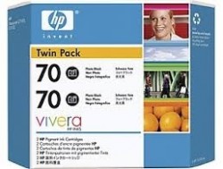 HP CB340A (70) Photo Black Original Cartridge Dual Pack - Designjet Z2100 