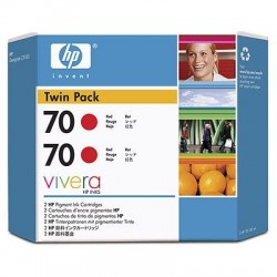 HP CB347A (70) Magenta Original Cartridge Dual Pack - Designjet Z2100 