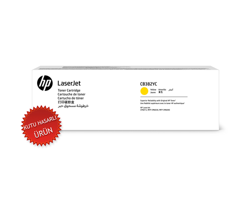 HP CB382YC (824A) Sarı Orjinal Toner - Laserjet CP6015 (C)