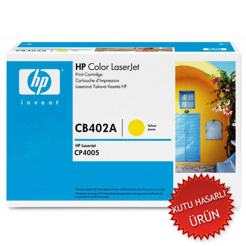 HP CB402A (642A) Sarı Orjinal Toner - LaserJet CP4005n (C) (T3672) - 1