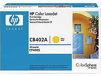 HP CB402A (642A) Yellow Original Toner - LaserJet CP4005n (B) - 1