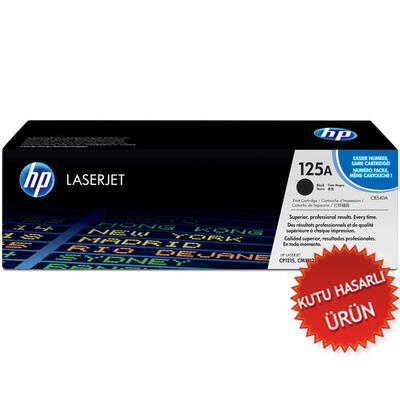 HP CB540A (125A) Black Original Toner - LaserJet CP1215 (Damaged Box) 