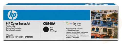 HP CB540A (125A) Black Original Toner - LaserJet CP1215 (B) - 1