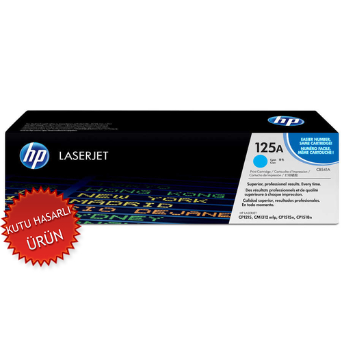 HP CB541A (125A) Cyan Original Toner - LaserJet CP1215 (CF373AMden Ayrılma)