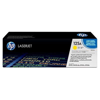 HP CB542A (125A) Sarı Orjinal Toner - LaserJet CP1215 (T4691) - 2