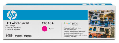 HP CB543A (125A) Kırmızı Orjinal Toner - LaserJet CP1215 (B) (T10075) - 1