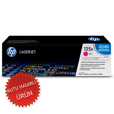 HP CB543A (125A) Magenta Original Toner - LaserJet CP1215 (Damaged Box) 