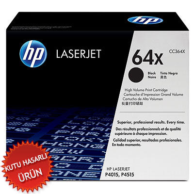 HP CC364X (64X) Black Original Toner - LaserJet P4015 (Damaged Box) 