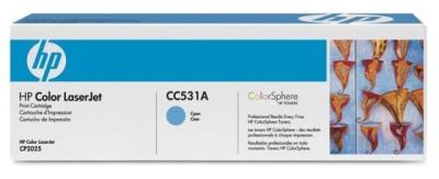 HP CC531A (304A) Cyan Original Toner - LaserJet CP2025n (B) 