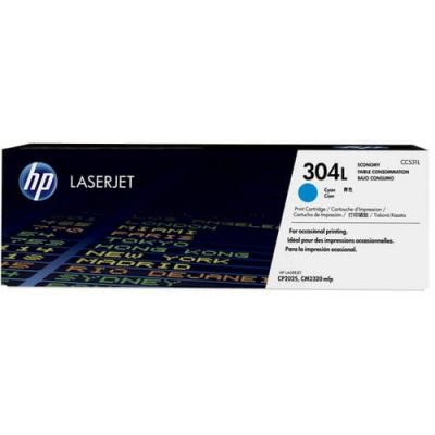 HP CC531L (304L) Cyan Original Echonomic Toner - LaserJet CP2025n - 1