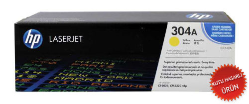 HP CC532A (304A) Sarı Orjinal Toner - LaserJet CP2025n (C) (T7994) - 1