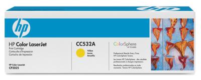 HP CC532A (304A) Yellow Original Toner - LaserJet CP2025n (B) 