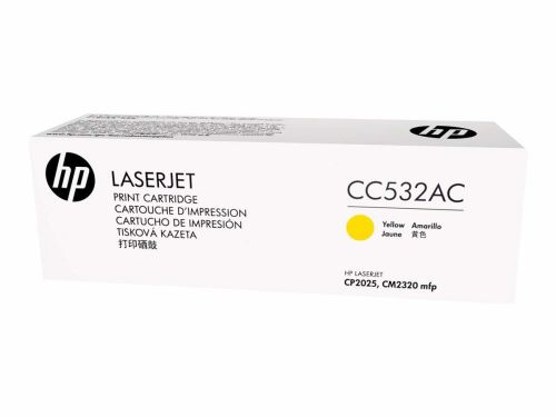 HP CC532AC (304A) Yellow Original Toner - LaserJet CP2025n - 1