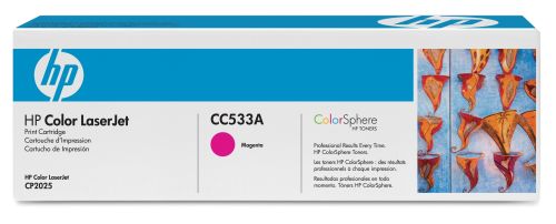 HP CC533A (304A) Kırmızı Orjinal Toner - LaserJet CP2025n (B) (T10991) - 1