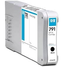 HP CC663A (791) Black Plotter Cartridge 1000 ML. - DesignJet 8000 / 9000 