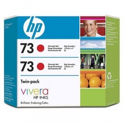 HP CD952A (73) Chromatic Red Original Plotter Cartridge Twin Pack - Z3200 