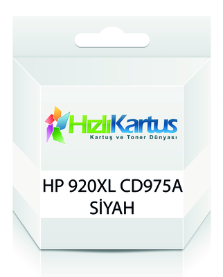 HP CD975A (920XL) Black Compatible Cartridge Hıgh Capacity - HP 6000 / 6500 