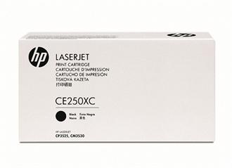 HP CE250XC (504X) Black Original Toner Hıgh Capacity - CP3525 / CM3530 - 1