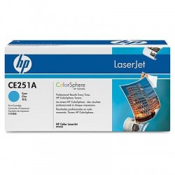 HP CE251A (504A) Cyan Original Toner - CP3525 / CM3530 (B) 