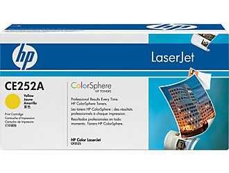 HP CE252A (504A) Sarı Orjinal Toner - CP3525 / CM3530 (B) (T4255) - 1