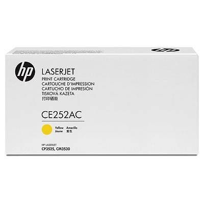 HP CE252AC (504A) Sarı Orjinal Toner - CP3525 / CM3530 (T3497) - 1