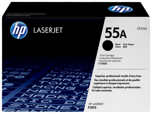 HP CE255A (55A) Black Original Toner - Laserjet P3015 - 2