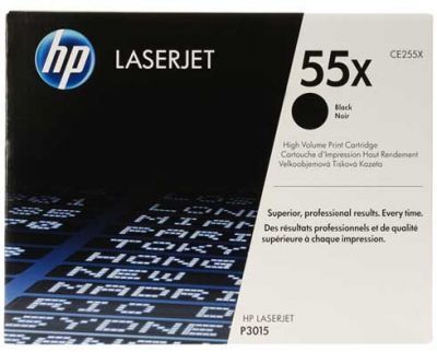 HP CE255X (55X) Black Original Toner - Laserjet P3015 - 2