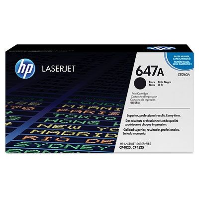 HP CE260A (647A) Black Original Toner - CP4525dn / CP4525n - 2