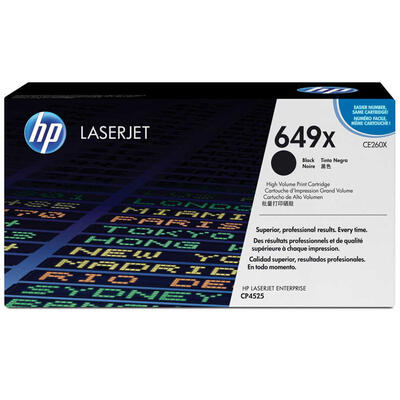 HP CE260X (649X) Black Original Toner Hıgh Capacity - CP4525dn / CP4525n 