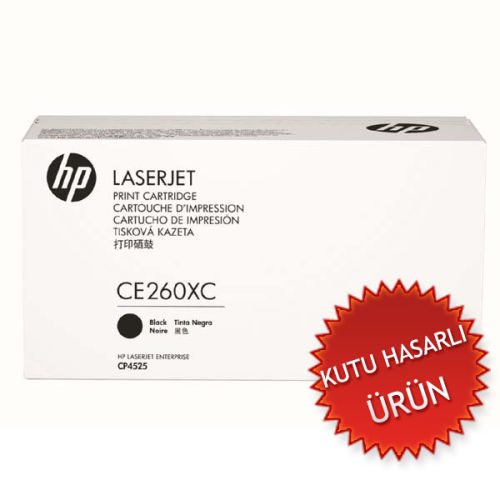 HP CE260XC (649X) Siyah Orjinal Toner - CP4525dn / CP4525n (C) (T7932) - 1