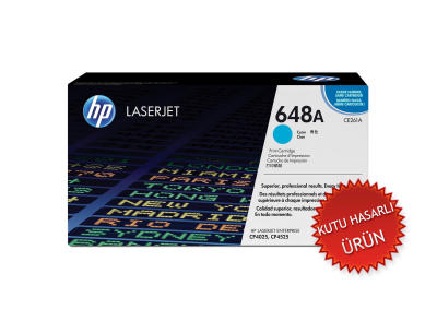 HP CE261A (648A) Cyan Original Toner - CP4525dn / CP4525n (Damaged Box) 