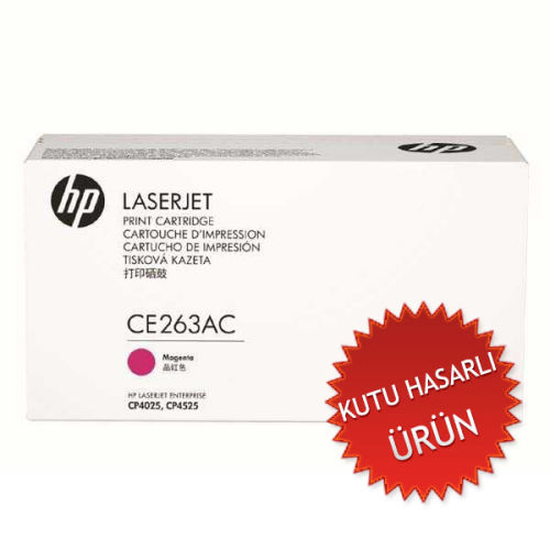 HP CE263AC (648A) Kırmızı Orjinal Toner - CP4525dn / CP4525n (C) (T10168) - 1