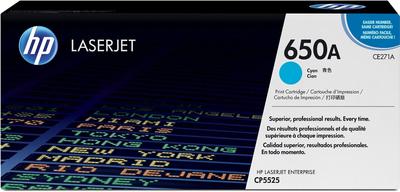 HP CE271A (650A) Cyan Original Toner - CP5525dn 