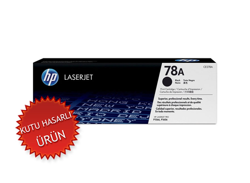 HP CE278A (78A) Black Original Toner - P1566 / M1536dnf (CE278AFden Ayrılma) - 1