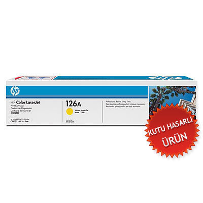 HP CE312A (126A) Sarı Orjinal Toner - LaserJet CP1025 (C) (T7908) - 1