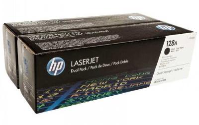 HP CE320AD (128A) Black Dual Pack Original Toner - CP1525 / CM1415 