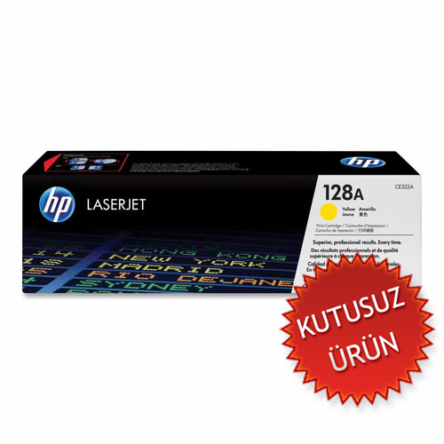 HP CE322A (128A) Sarı Orjinal Toner - CP1525 / CM1415 (U) - 1