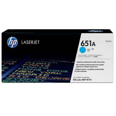 HP CE341A (651A) Cyan Original Toner - LaserJet M775dn / M775z - 2