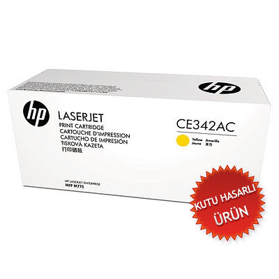 HP CE342AC Sarı Orjinal Toner - Laserjet M775dn / M775z (C) (T12254) - 1