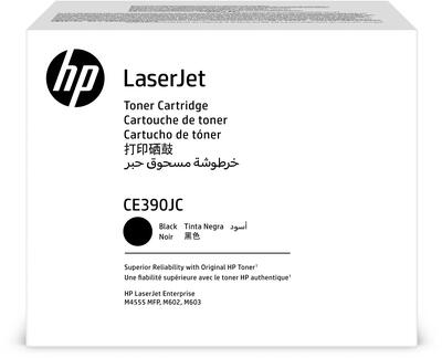 HP CE390JC Black Original Toner - LaserJet M4555MFP 