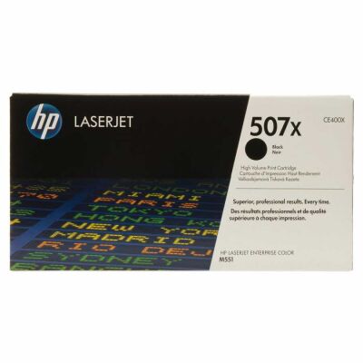 HP CE400X (507X) Black Original Toner Hıgh Capacity - Laserjet M551 / M570 - 2