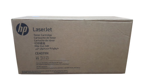 HP CE401YH (507A) Cyan Original Toner High Capacity - Laserjet M551 / M570 - 1