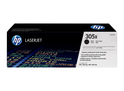 HP CE410X (305X) Black Original Toner High Capacity - Laserjet M351a / M451dn - 1