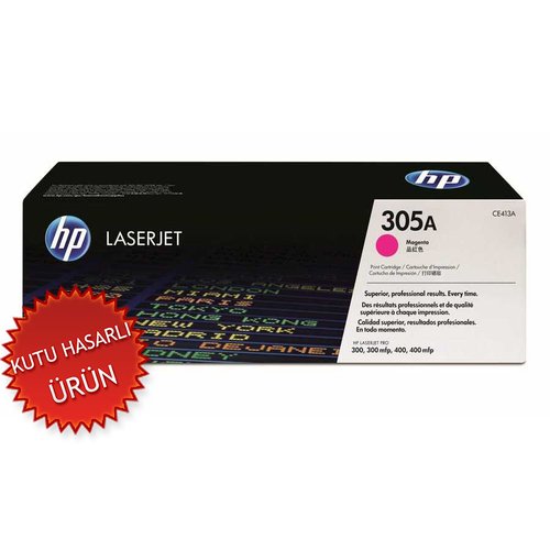 HP CE413A (305A) Kırmızı Orjinal Toner - Laserjet M351a / M451dn (CF370AM'den Ayrılma) (T4081) - 1