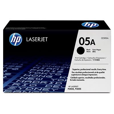 HP CE505A (05A) Black Original Toner - P2035 / P2055 - 2